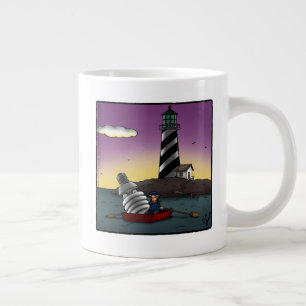 Amusant phare Humour café Mug