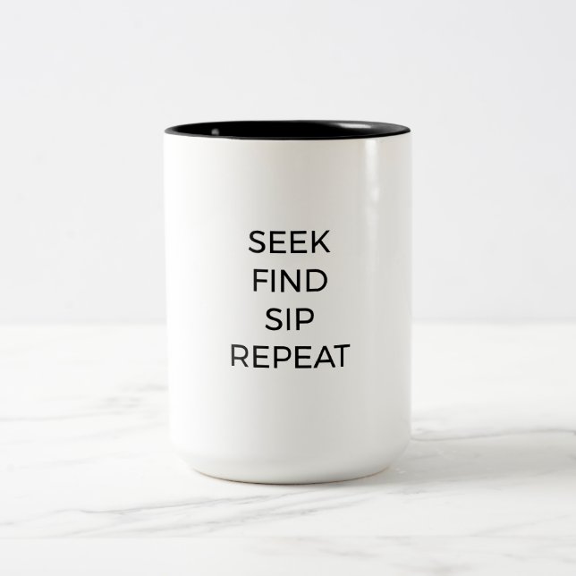 Amusant Plan de retraite Mug for Word Search Lover (Centre)