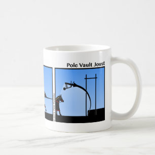 Amusant Pole Vault Joust Stickman Mug - 100
