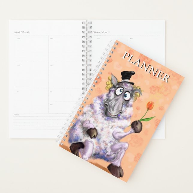 Amusant Romantique Ram Planner (Devant avec enveloppe)
