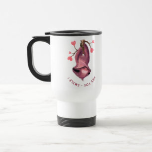 Amusant Romantique Sloth Smile Travel Mug