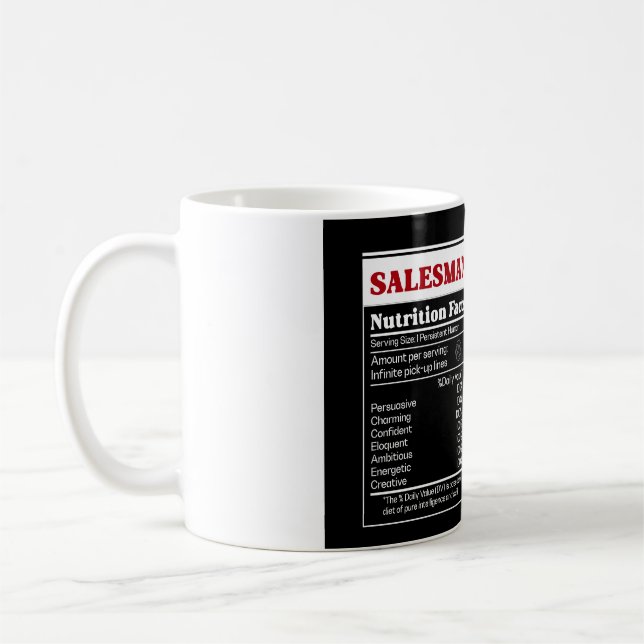 Amusant Salesman Coworker Mug (Gauche)