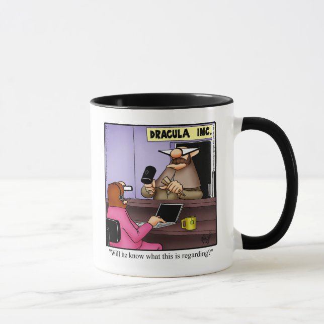 Amusant Secrétaire Humour Spectickles de Mug Café (Droite)