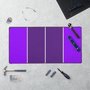 Amusant Sporty Deux Tons Violet Blanc Stripes De C