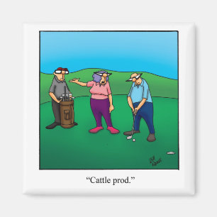 Amusant Stocking Stuffer Golf Humour Magnet