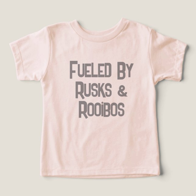 Amusant Sud-Africain Alimenté Par Rusks & Rooibos (Design Recto)