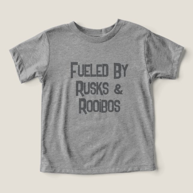 Amusant Sud-Africain Alimenté Par Rusks & Rooibos (Design Recto)