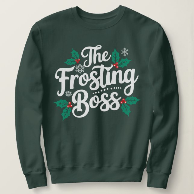 Amusant Sweatshirt de Noël pour adultes (Design devant)