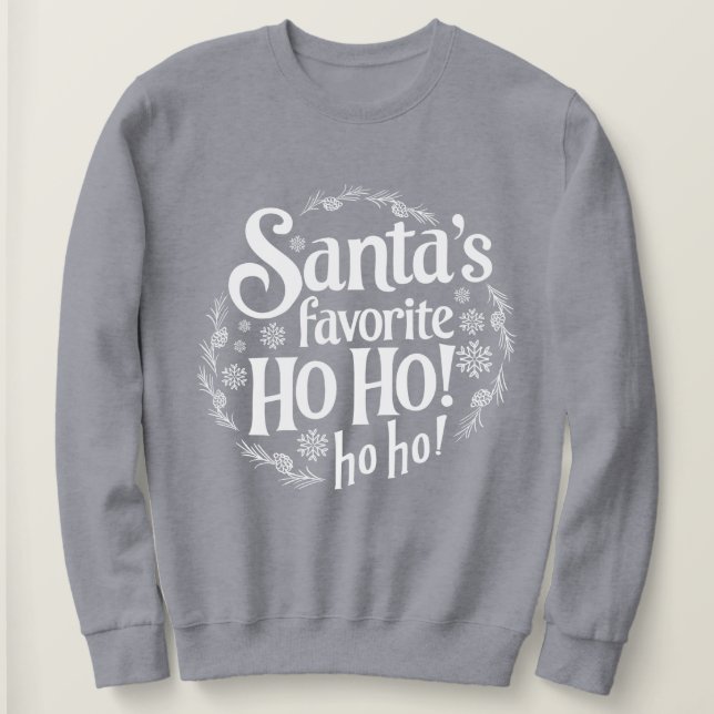 Amusant Sweatshirt de Noël pour adultes (Design devant)