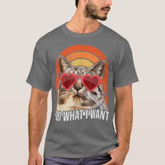 Amusant T-shirt Chat, Tee Amoureux des chats, Chem