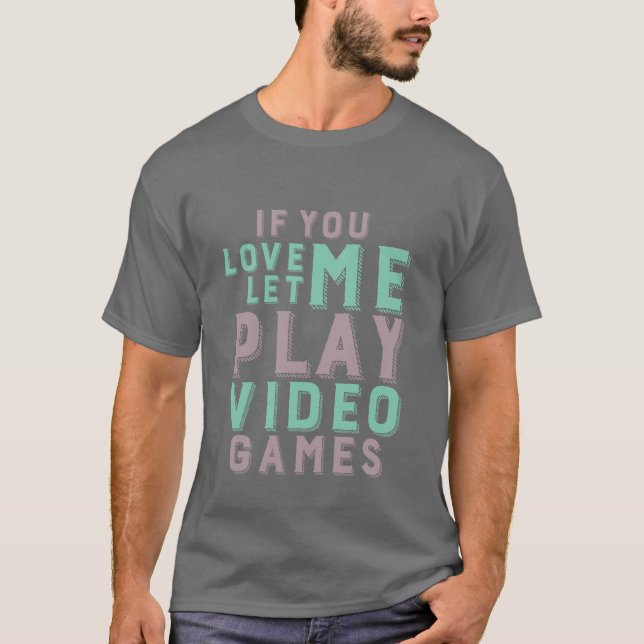 Amusant T-shirt Gamer pour Geeks de jeux vidéo (Devant)