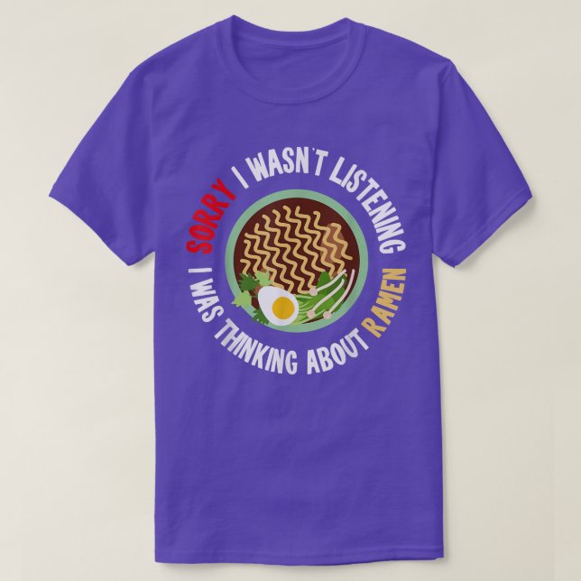 Amusant Tshirt Ramen, Chemise Lover Ramen, Ab (Design devant)