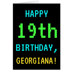 Amusant Vintage / Retro Jeu vidéo Look 19e anniver