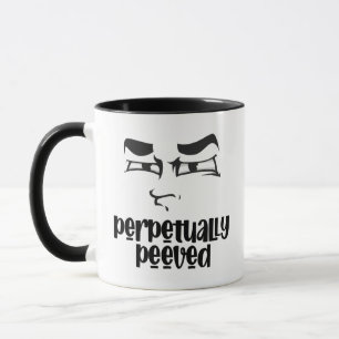 Amusant visage pâli Mug