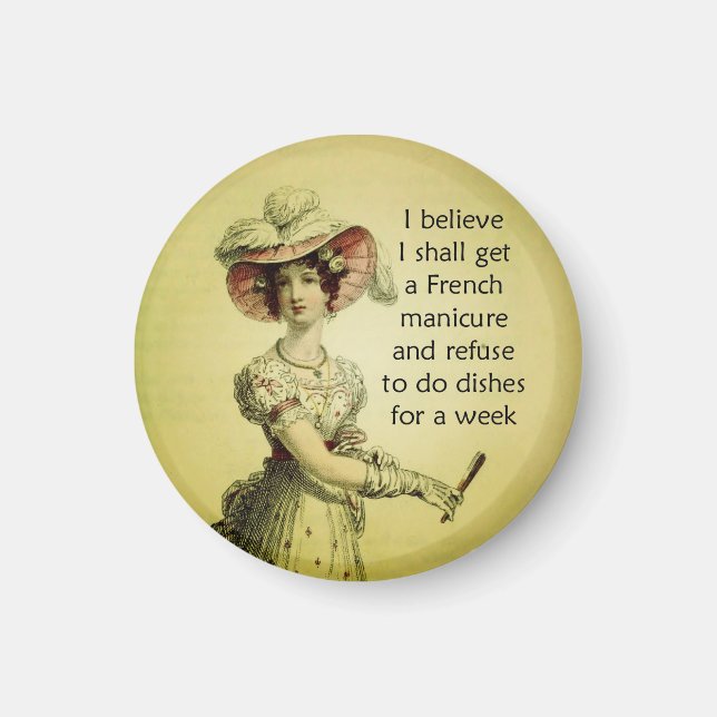 Amusante Ackerman Femme Magnet pour elle (Devant)