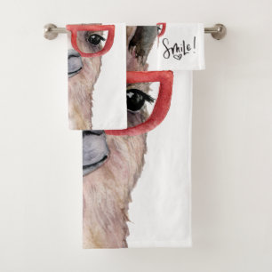 Amusante aquarelle Llama