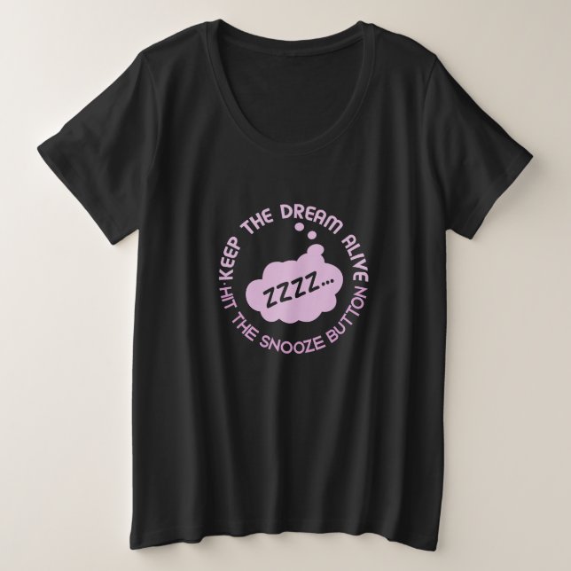 Amusante chemise et veste "Keep The Dream Alive" (Design devant)