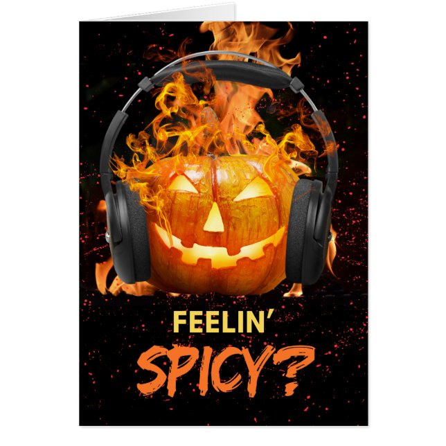 Amusante Halloween Feelin' Spicy Jack oLantern (Devant)