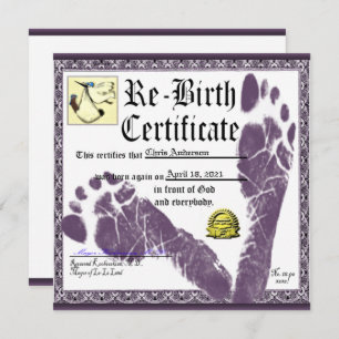 Amusante invitation de fête d'anniversaire pour ad