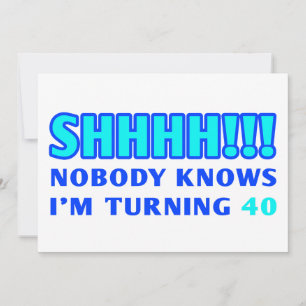 Amusante Invitations vieux de 40 ans