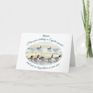 Amusante Maman Eggstra Spécial Oiseau Art Carte An