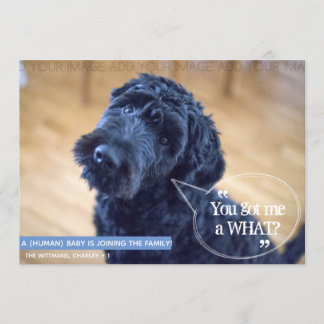 Amusante mariée (bébé humain) Faire-part de grosse