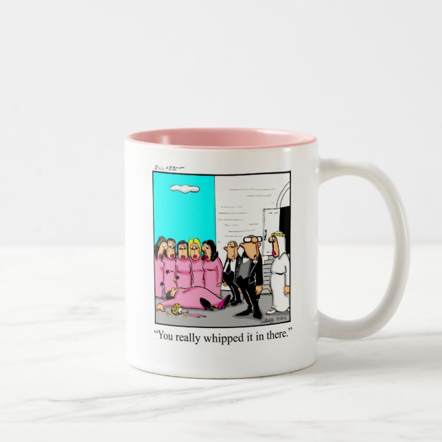 Amusante mariée/Humour Mariage Mug (Droit)