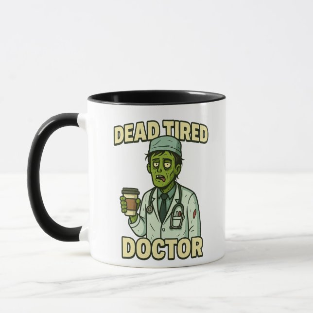 Amusante Mug de chirurgie d'Halloween (Gauche)