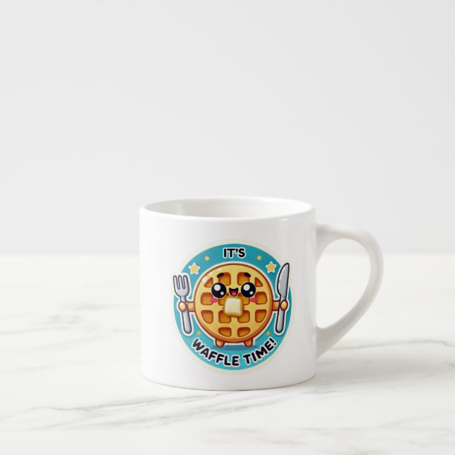 Amusante Mug gaufre avec design à l'envers (Droite)