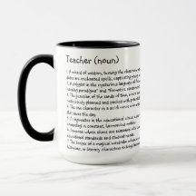 Amusante Mug personnalisée de l'enseignant