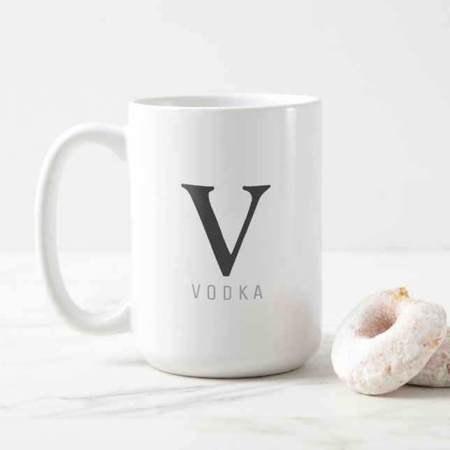 Amusante Mug Vodka tendance (Avec donut)