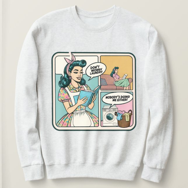 Amusante Rétro Sweatshirt de famille - Humour adul (Design devant)
