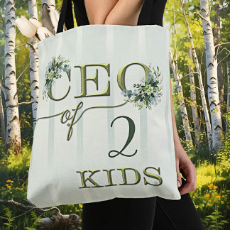 Amusante Verdure Aquarelle Maman Sac fourre-tout