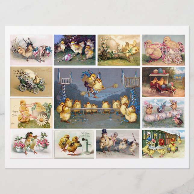 Amusants et amusants enfants anthropomorphes de Pâ (Devant)