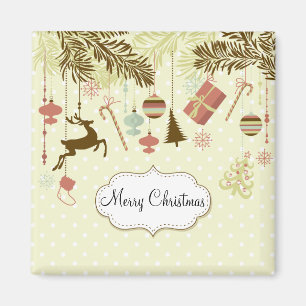 Amusants et festifs Noël ornements Magnet