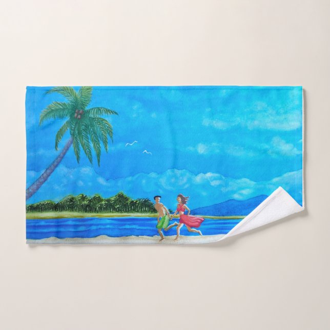 Amusement au Sun Run (Serviette à main)