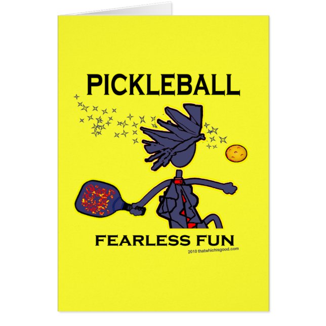 Amusement courageux de Pickleball (Devant)