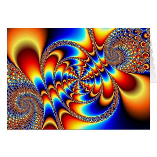 Amusement de couleur - fractale (Devant horizontal)