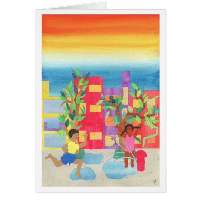 Amusement de rue d'été (Devant)