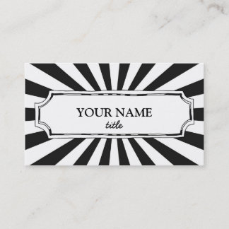 Amusement et carte de visite moderne