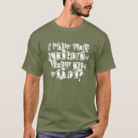 Amusement indiquant le jeu d'I le T-shirt