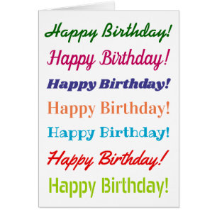 Amusement, "joyeux anniversaire coloré et