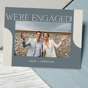 Amusement moderne Nous sommes fiancés ! Invitation