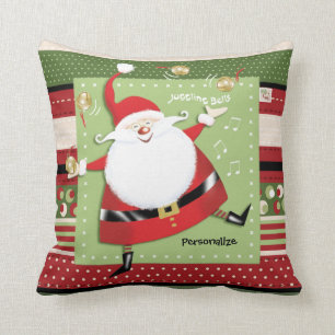 Amusement Père Noël jonglant le coussin de Sleig