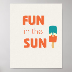 amusez-vous au soleil Poster & Imprimés