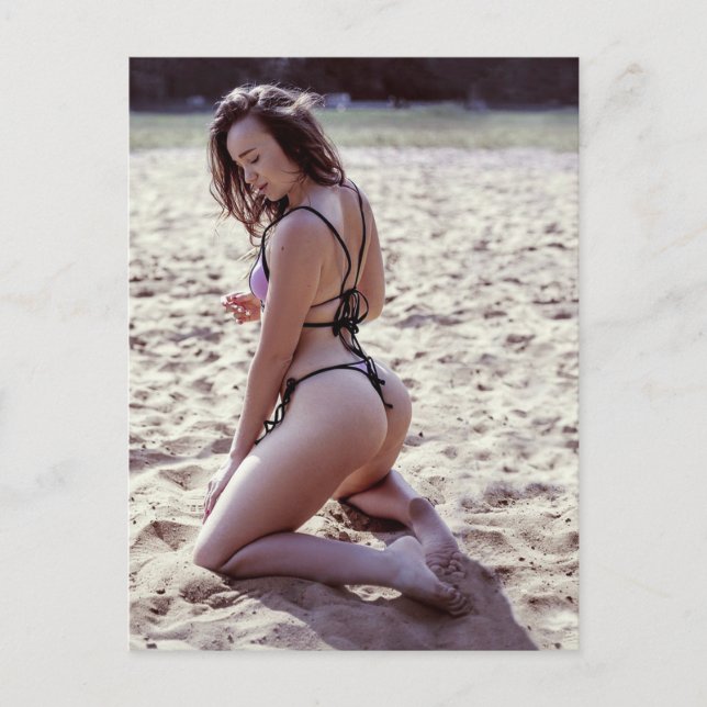 Amusez-vous dans le sable ! Carte postale photo (Devant)