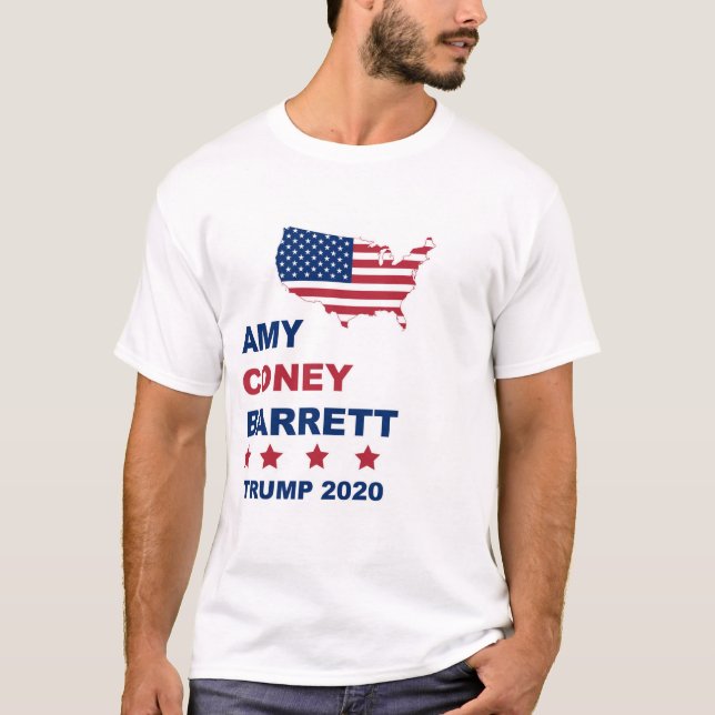 AMY CONEY BARRETT & TRUMP T-SHIRT 2020 (Devant)