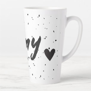 Amy Nom Signifiant Femmes Mug Minimal Noir Blanc