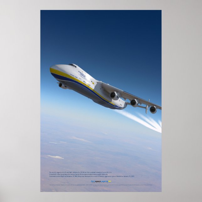 An-225 Mriya : Légende des Cieux Affiche 3D (Devant)