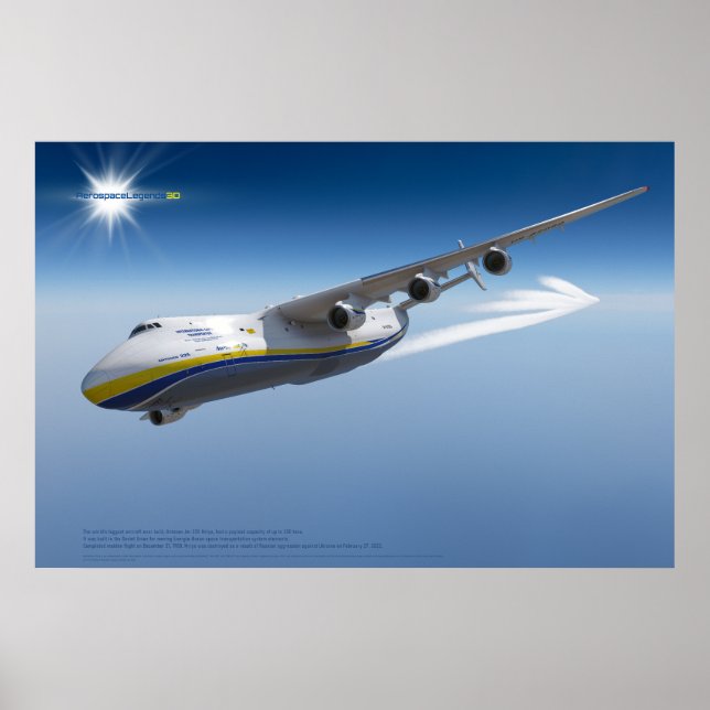 An-225 Mriya : Légende des Cieux Affiche 3D (Devant)
